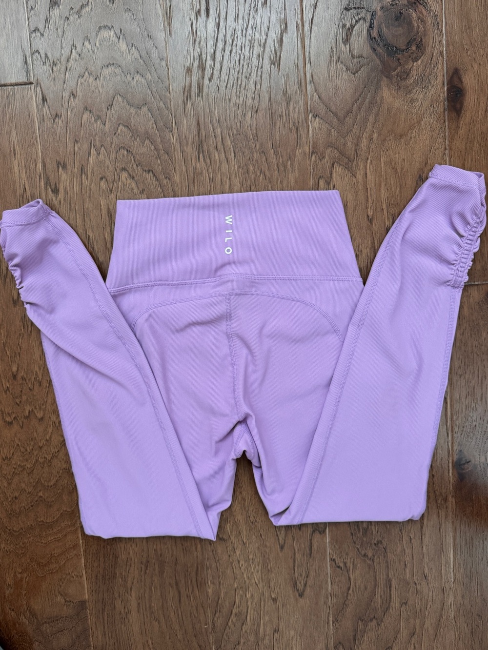 Wilo for anthropologie ribbed lavender leggings